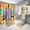 01, variant on Lheaggik Anime Chainsaw Man 4 Pcs Bathroom Sets with Cartoon Shower Curtain and Rugs,Waterproof Polyester Shower Curtain Sets with Hooks