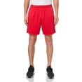 thumbnail image 1 of Pantalones cortos Under Armour Tech de 7 pulgadas para hombre, color rojo/blanco, XXL, 1 of 3