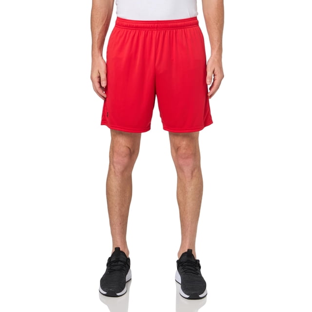Pantalones cortos Under Armour Tech de 7 pulgadas para hombre, color rojo/blanco, XXL