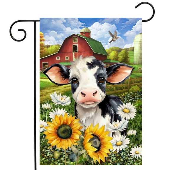 Briarwood Lane Cute Cow Garden Flag