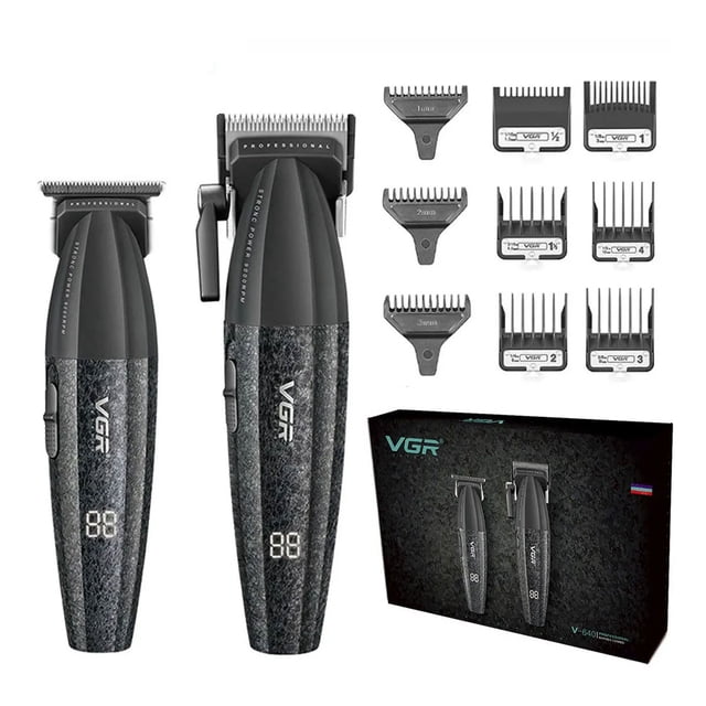 Kit de Barbería Profesional VGR V-640 Clipper Y Trimmer