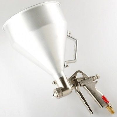 Air Powered Wall Drywall Texturing Texture Finishing Gun Spray Hopper Sprayer
