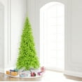 thumbnail image 4 of Vickerman 7.5' Lime Fir Slim Artificial Christmas Tree, Unlit, 4 of 4