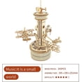 thumbnail image 2 of Rompecabezas de madera 3D, modelo de madera para construir para niños adultos, torre de avión, 2 of 5