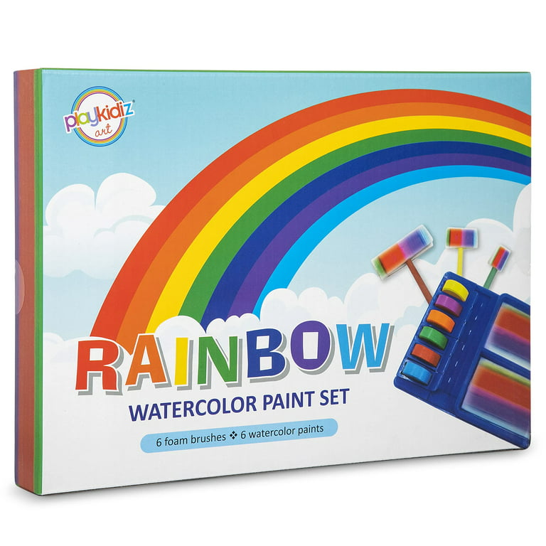  16 Color Watercolor Paint Strips - 12 Pieces - Educational And  Learning Activities For Kids : Toys & Games