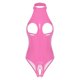 thumbnail image 3 of Lencería de látex para mujer, mono de peluche, traje erótico para fiesta de baile, traje de porno, aspecto mojado, charol, copa abierta, entrepierna abierta, leotardo, 3 of 5