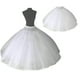 thumbnail image 3 of Vestido de novia de tul de 8 capas para mujer, con enaguas y sin aros, 3 of 6