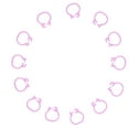 thumbnail image 4 of 100 anillos para patas de identificación de palomas de 0.315 in, bandas para patas de aves de corral, sin palabras, suministros para palomas, color rosa, 4 of 5