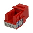 thumbnail image 3 of 50 pack lot Keystone Jack Cat5e Red Network Ethernet 110 Punchdown 8P8C, 3 of 3