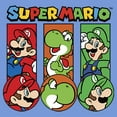 thumbnail image 2 of Boy's Nintendo Super Mario Character Line Up  Performance Graphic T-Shirt, 2 of 4