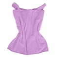 thumbnail image 1 of Bata de baño y vestido de falda de secado rápido, envoltura de baño de microfibra ultra suave de color morado, 1 of 8