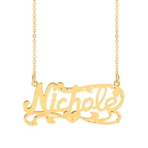 Personalized Diamond Cut Name Necklace