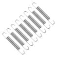 thumbnail image 1 of Uxcell 8Pcs Resorte de Extensión de Acero Inoxidable con Gancho Doble para Reparación de Muebles, Diámetro de Alambre de 1.2 mm x 8 mm x 72 mm, 1 of 6