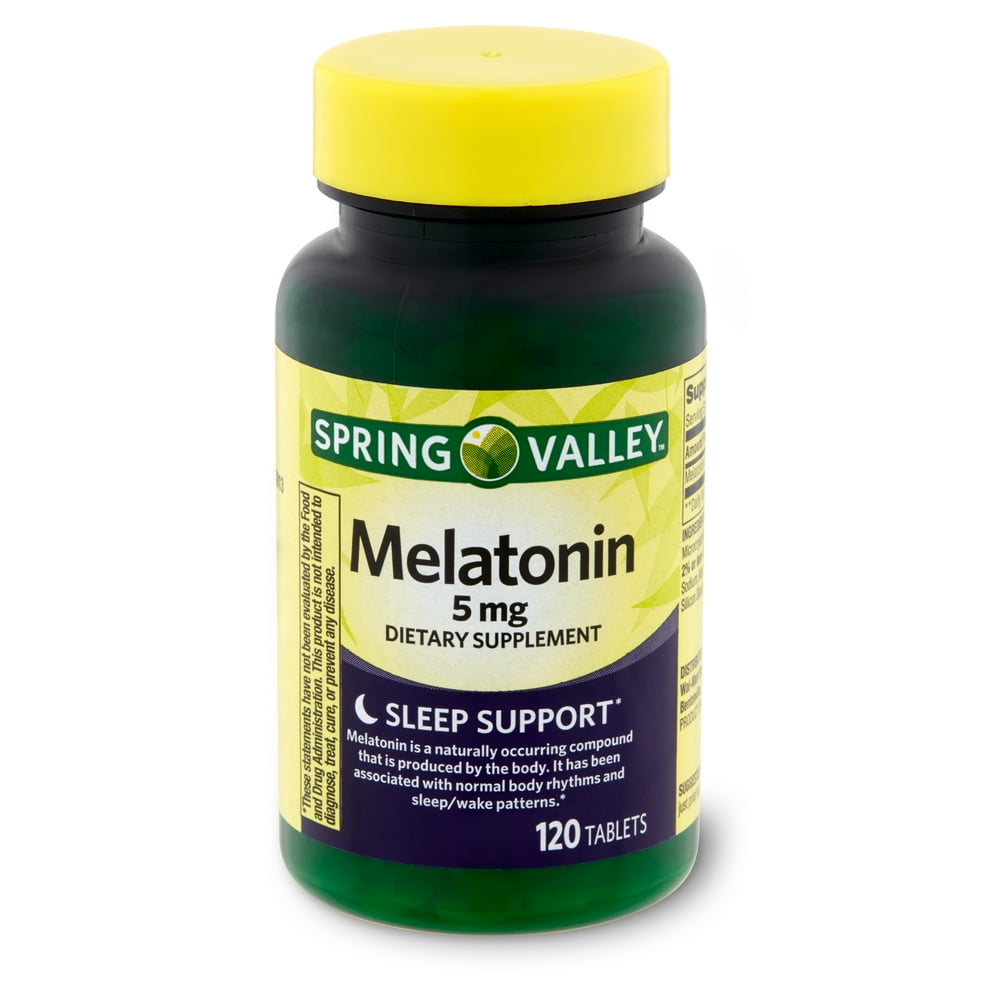 Spring Valley Melatonin Tablets, 5 mg, 120 Ct