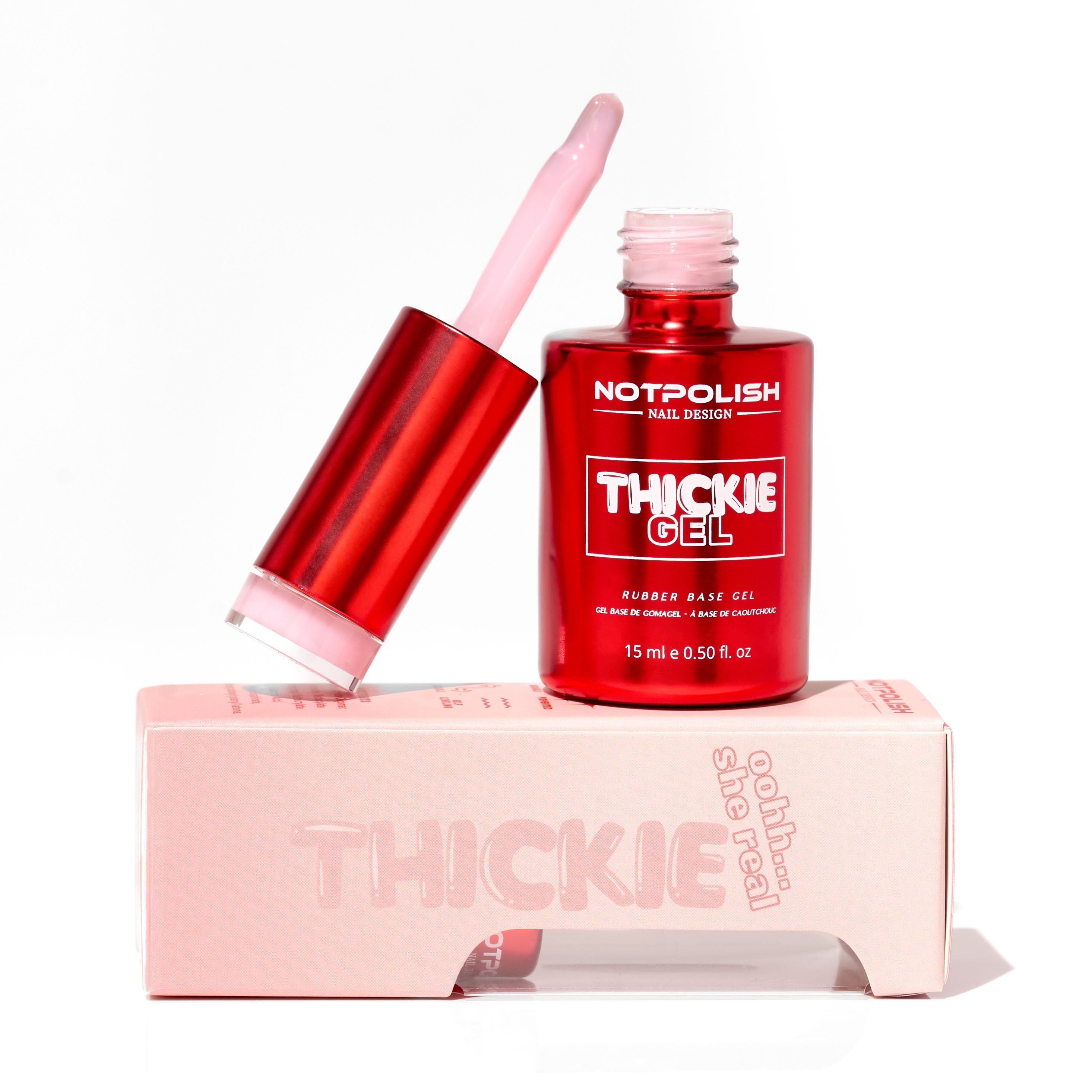 Notpolish Thickie Gel, Builder Gel, Popping Bubbles Color, 0.5 oz