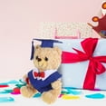 thumbnail image 5 of MRLESS Graduation Bear Stuffed Animal Graduation Plush Bear With Gown And Grad Cap Class Of 2025 Graduation Decoration For College High School Grad Party Favor Blue, 5 of 9