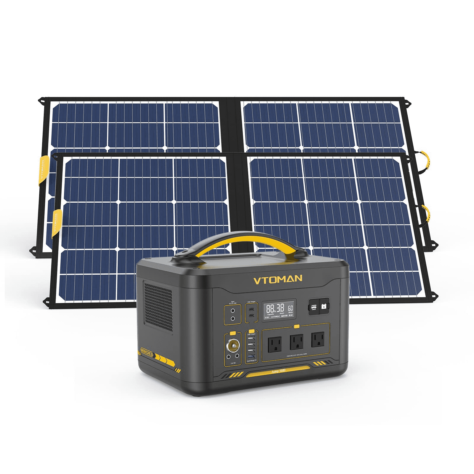 VTOMAN Jump 1800 Solar Generator with Panels | Ubuy Nepal