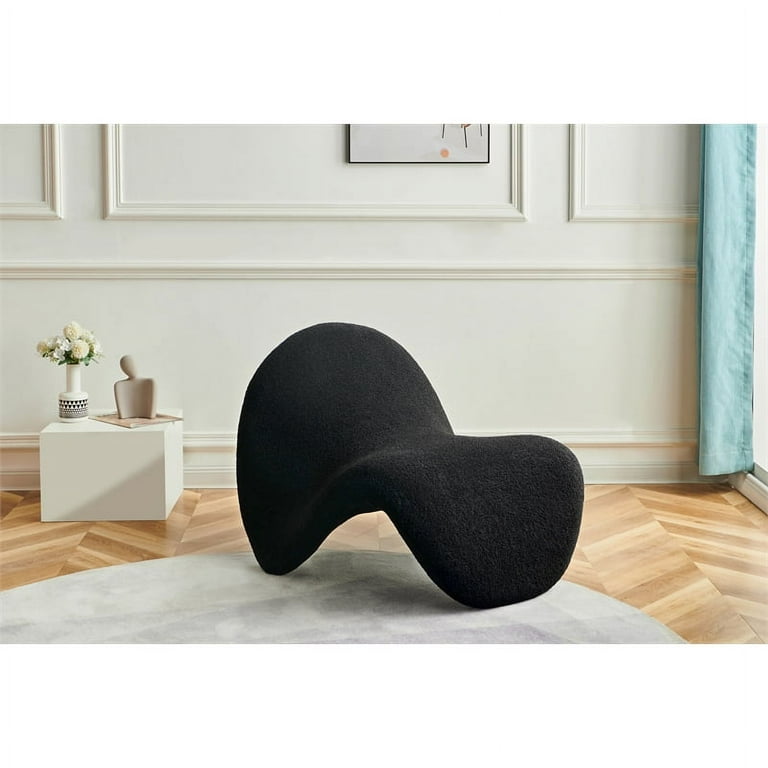 Meridian Furniture Theodore Faux Sherling Accent Chair Meridian Furniture Theodore Faux Sherling Accent Chair