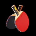 thumbnail image 4 of EGNMCR Indoor 2 Player Table Tennis Racket 2PCS Paddle 3Balls Set Tennis Racket, 4 of 9