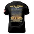 thumbnail image 3 of What Is A Veteran That Is Honor Patriotic American Veteran 3D T-Shirt S-5XL, 3 of 4