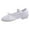 White, variant on Bmisegm Women's Canvas Dance Shoes Soft Soled Training Shoes Ballet Shoes Sandals Dance Casual Shoes Casual Shoes for Women Pink 42
