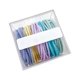thumbnail image 1 of Minnieouse Paquete de 50 bandas elásticas para el cabello para mujer, moda portátil, cola de caballo reutilizable, regalos para esposa, bandas para vestir Accesorio para el cabello Luz colorida Minnieouse AP011836-02B, 1 of 6