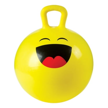 Toysmith 18In Emoji Hoppy Ball With Pump (Assorted Styles)