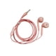 thumbnail image 1 of Auriculares con Cable con Micrófono, Auriculares Estéreo en el Oído Aislante de Ruido con Conector de 3,5 Mm para Teléfonos Inteligentes, Auriculares con Cable con Micrófono para Llamadas de Música, D, 1 of 5