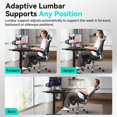thumbnail image 4 of Ergonomic Office Chair,Office Chair with Tilt Function,Mesh Office Chair with Footrest,Ergonomic Chair with Adaptive Backrest, Adjustable Headrest and Flip-Up Armrests, 4 of 9