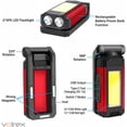 thumbnail image 3 of Powerful Rechargeable Work Light, Led Work Light Workshop Light With Magnetic Base, Torch Light With Ipx6 Waterproof, 7 Modes Mechanic Light For Emergency, 3 of 4