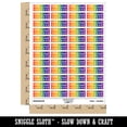 thumbnail image 2 of One of a Kind Snowflakes Teacher Student School Sticker Set - Rainbow - Matte Finish - 1.25" Mini, 2 of 7