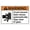 Warning Sign 2, variant on Warning DO NOT Block Drive Way Sign - 8"x12" Durable Tin Metal Decor, Safety Humor Marker for Home Garage Yard Workplace
