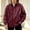 Wine, variant on LEKWK Dress Shirt for Men Long Sleeve Button Down Collared Casual Work Shirt Loose Fit Lightweight Breathable Classic Streetwear Top for Everyday Blue L
