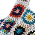thumbnail image 4 of Robe de Plage pour Femmes en Crochet Colorée Sans Manches Ajourée à Franges, 4 of 7