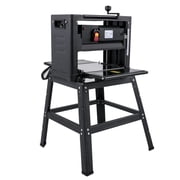 KFFKFF 1500W Thickness Planer Woodworking 315/min Feed Rate Double Cutter Benchtop Thickness Planer with Dust Exhaust Interface