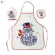 thumbnail image 1 of Farfi 1 Juego de guantes aislantes prácticos, tela suave, delantal decorativo portátil colgante de Navidad, almohadilla aislante para uso diario, 1 of 5