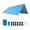 Blue, variant on SunniMix Camping Tarp Lightweight Awning Canopy Shelter for Backpacking Traveling BBQ Blue