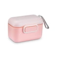 thumbnail image 1 of Caja de almacenamiento de leche en polvo para bebés Contenedor de bocadillos de comida de cereal esencial Sujetador de viaje Sujetador de silicona Dispensador de fórmula de plástico rosa sidaley  BA000338-03, 1 of 7