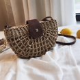 thumbnail image 2 of CoCopeaunt Summer Fashion Handmade Straw Shoulder Bags for Women Hollow Out Crossbody Bag Pouch Female Half Round Purse Vintage Handbags, 2 of 6