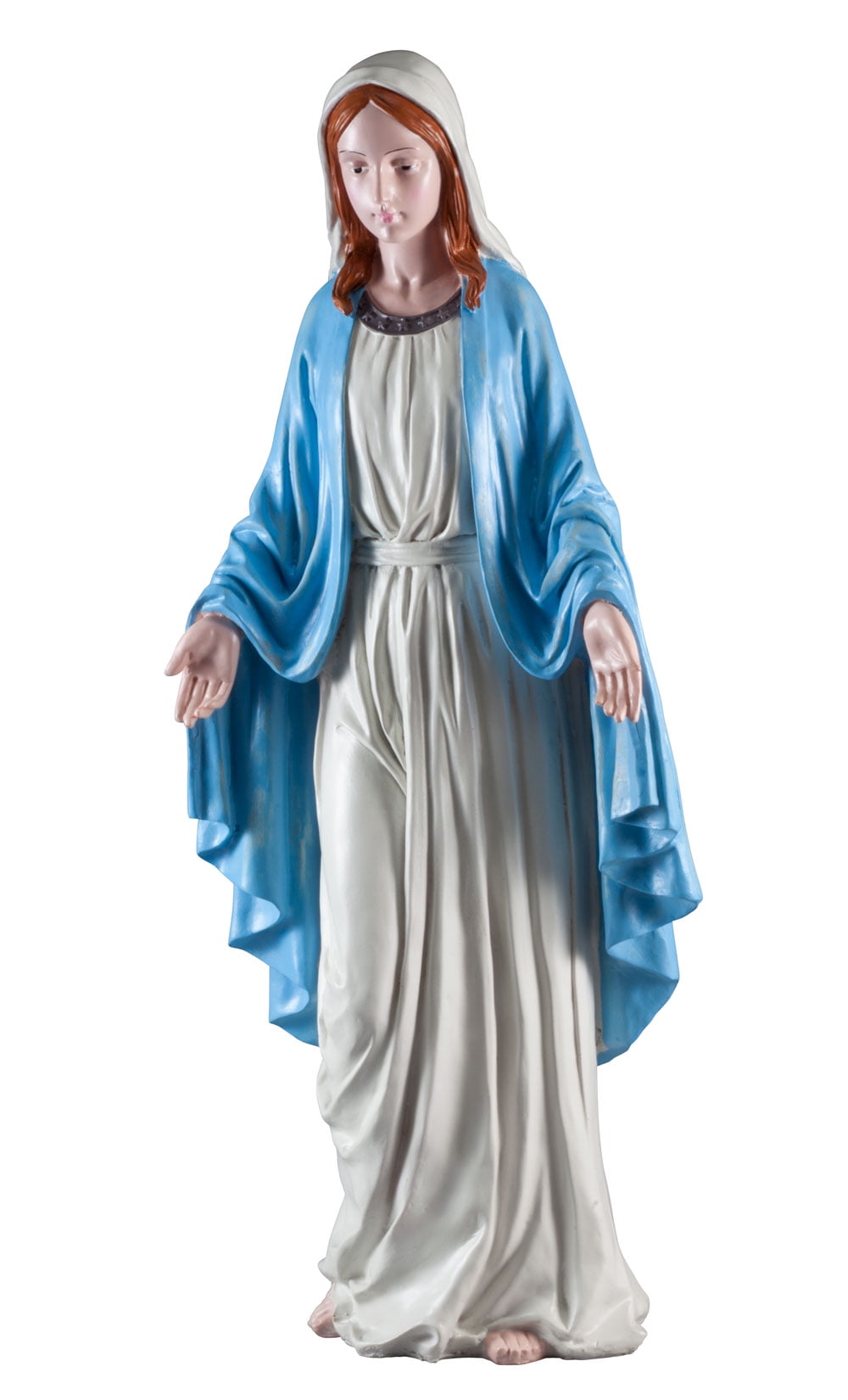 Virgin Mary Model Miniature Blessed Mother Statue for House Car Office Yard 