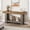 Gray Oak 63", variant on MAROUTE Farmhouse Console Table, 2-Tier Wooden Shelf, Rustic, for Living Room Hallway Entryway, 63" Antique White
