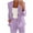 Purple, variant on Atogsazn Women's Blazer Jacket Casual Cardigan Long Sleeve Jacket Business Suit Workout Clothing Office Tops Wine L Fashion