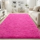 thumbnail image 2 of Alfombra ISEAU Fluffy Soft Shaggy 91x152 cm Rosa intenso, 2 of 9