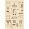thumbnail image 2 of Buhlmann, J. 11x14 Gold Ornate Wood Framed with Double Matting Museum Art Print Titled - Tower of the Winds and Stoa of Hadrian, 2 of 4
