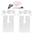 thumbnail image 2 of 17 Piezas para Teñir El Cabello Cepillo de Teñir Tazón para Mezclar Clips para Seccionar Earmufffs Barber Cape Caps Set Salon Tool jinwen Set de teñido de cabello de salón, 2 of 8