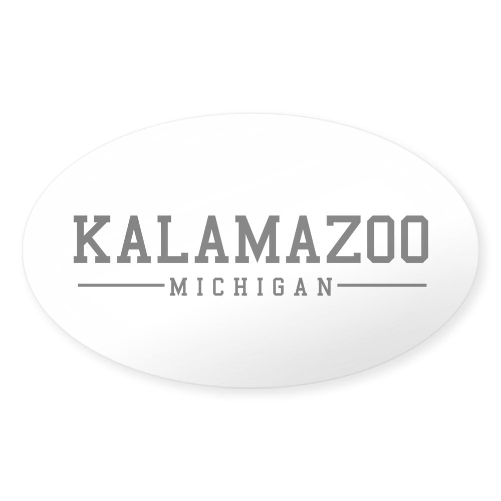 CafePress Kalamazoo, Michigan Oval Sticker Sticker (Oval)
