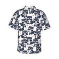 thumbnail image 3 of Goofa Cartoon Raccoon Hawaiian Shirt for Men, Unisex Summer Beach Casual Short Sleeve Button Down Shirts,Aloha Tropical Floral print shirt-X-Large, 3 of 9