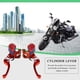 thumbnail image 3 of Par de 22 mm CNC motocicleta bomba de freno hidráulico embrague cilindro maestro palanca ajustable naranja, 3 of 12