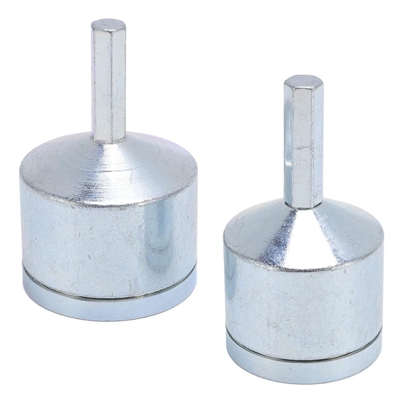 Yajisi 2‑Pack Drill Copper Pipe Cleaner – ½″ & ¾″ Metal Tube Brush Set with Replacement Bristles, Alloy Steel, Power‑Drill Compatible