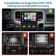 thumbnail image 2 of Radio estéreo de coche Android 13 de 2 GB+64 GB para Dodge RAM 1500-3500, 2 of 7
